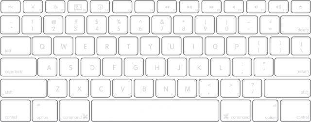 laptop keyboard layout printable