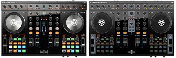 Traktor Kontrol S4 MK2 (left) S4 MK1(right)