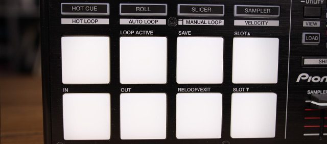 The DDJ-SP1's pad controls