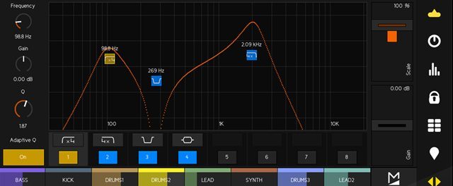 Devices look just like their Ableton Live graphical counterparts