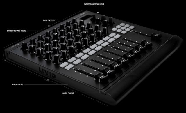 MIDI Controller with Loads of Faders, Knobs, App Support: Livid DS1 on  Preorder [Gallery] - CDM Create Digital Music