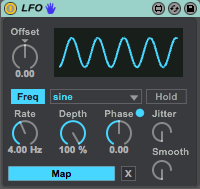 The LFO device in M4L