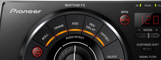 Rhythm FX - pretty standard Pioneer offerings.
