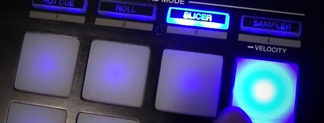 Slicer Mode on the DDJ-SX's pads