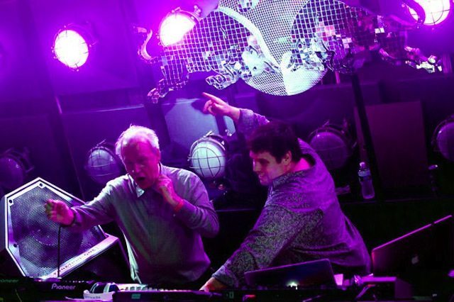 Giorgio Moroder plays at New York's Output on Funktion-One PSM318 DJ monitor