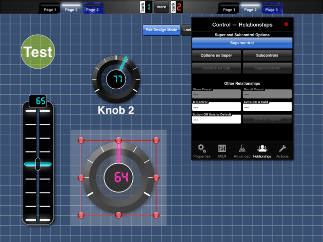 Supercontrols in Midi Designer Pro