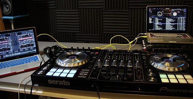 The Pioneer DDJ-SZ on the review table