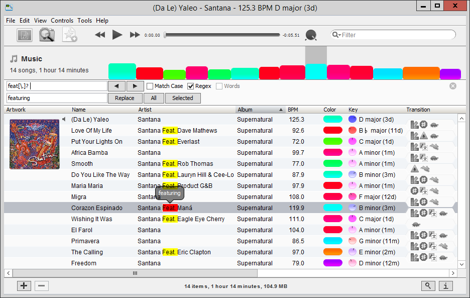 beatunes synchronizing with music library