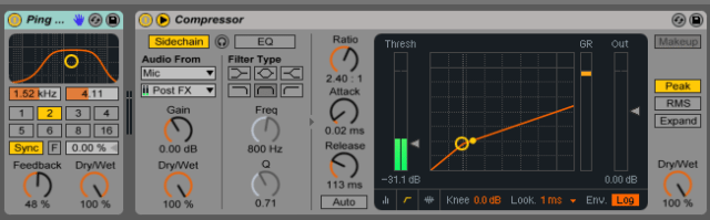 ableton arpeggiator simple delay