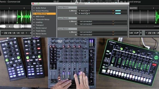 Traktor Audio Routing