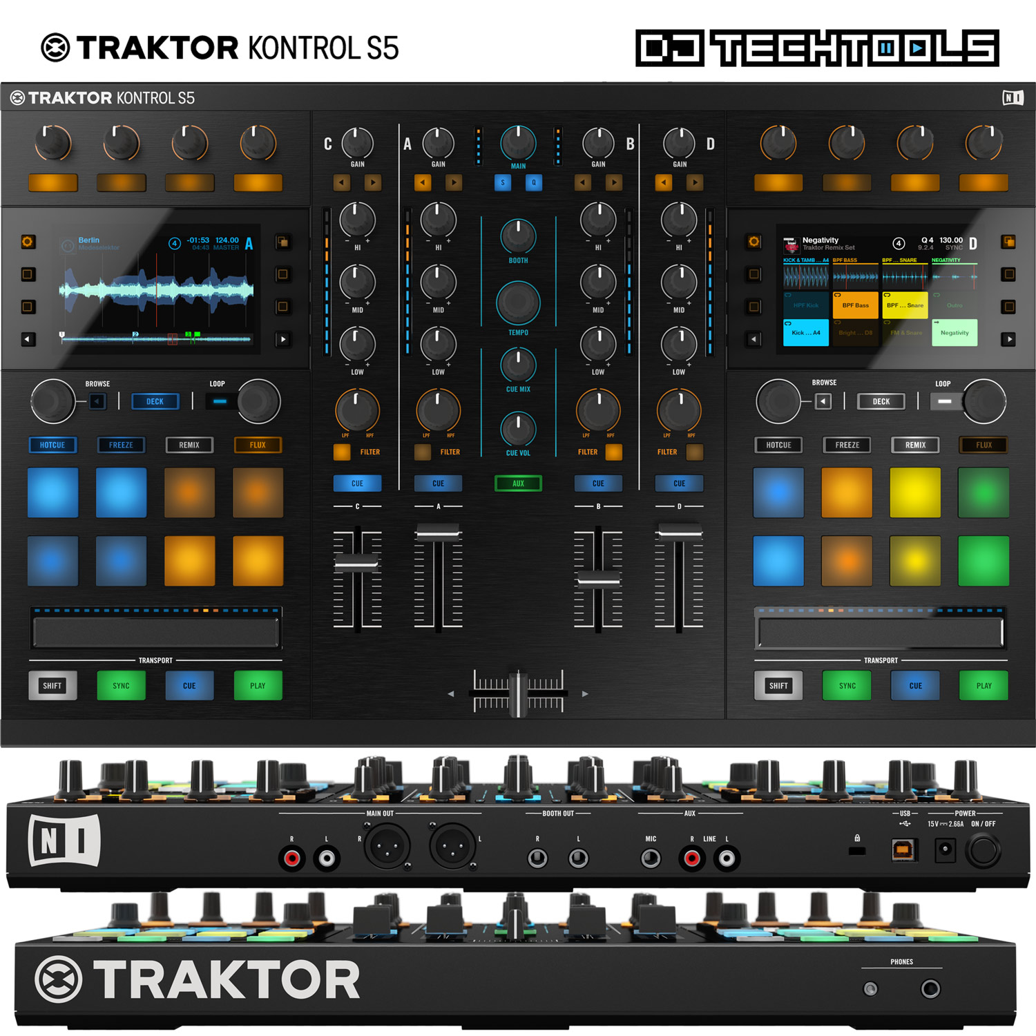 Traktor Kontrol S5: New Native Instruments DJ Controller