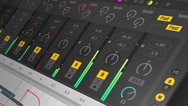 ableton-interface-mixer-instrument