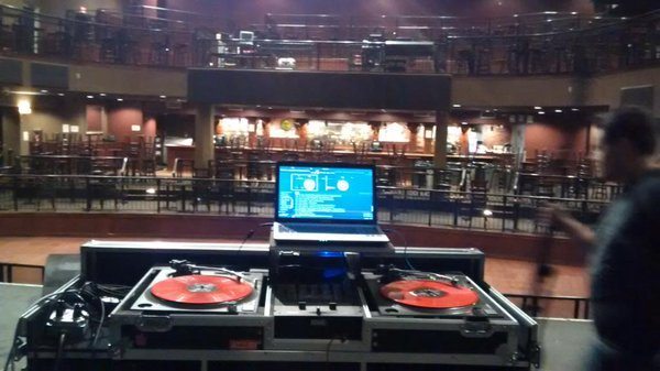 Image credit: @djthay420 on Twitter - dj soundcheck at a club -
