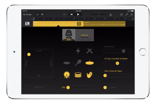 Garageband for iOS drummer