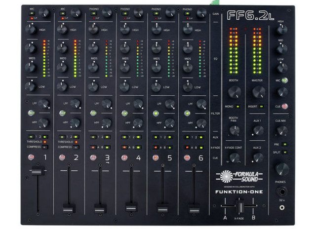 gitaar klap lanthaan Funktion-One FF6.2: A High-End Analogue DJ Mixer - DJ TechTools