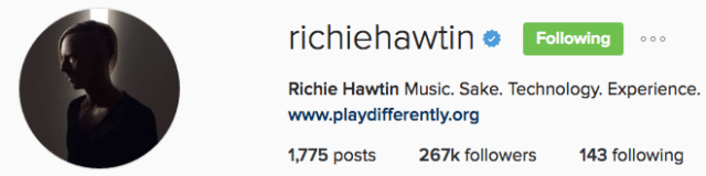 Richie Hawtin summed up in four words