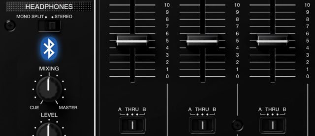 Would we ever see this unlikely concept - Bluetooth headphones on a DJ mixer? 