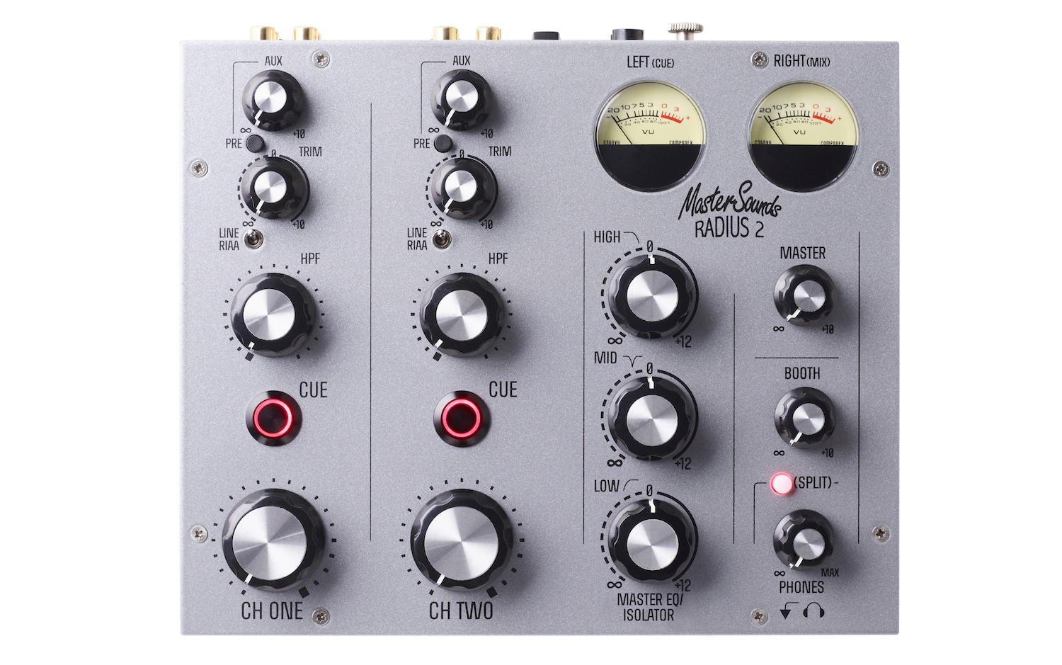 Radius 2: A New 2-Channel Rotary Analog DJ Mixer - TechTools