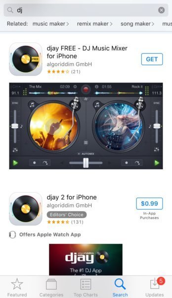 app-store-dj-results