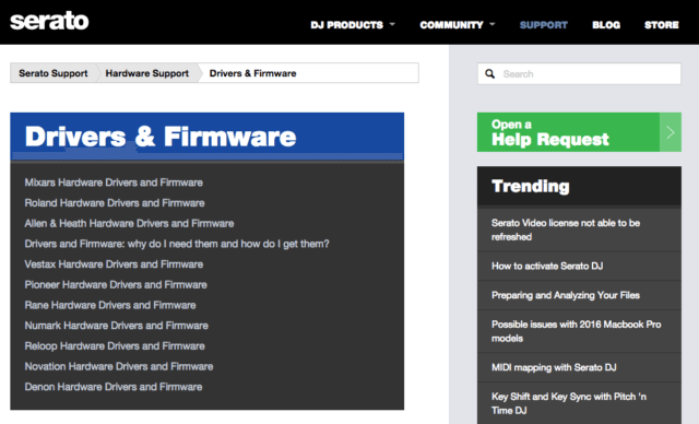 serato dj driver