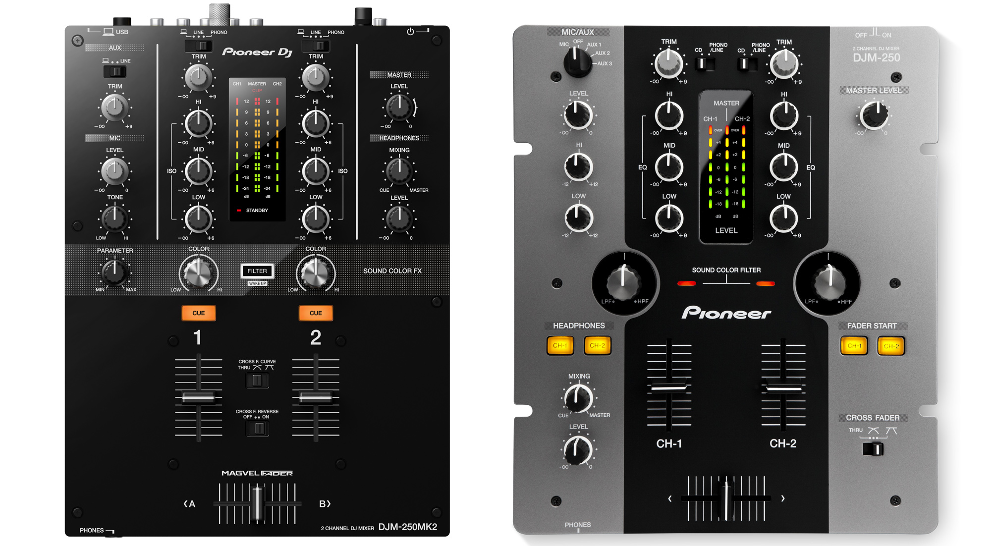 新作高品質DJミキサー Pioneer DJM-250MK2 DJミキサー