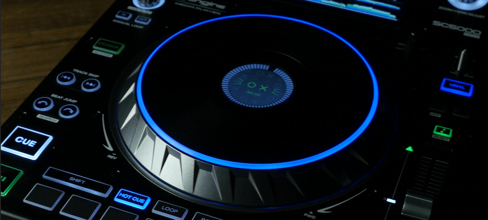 Denon SC5000 jogwheel platter