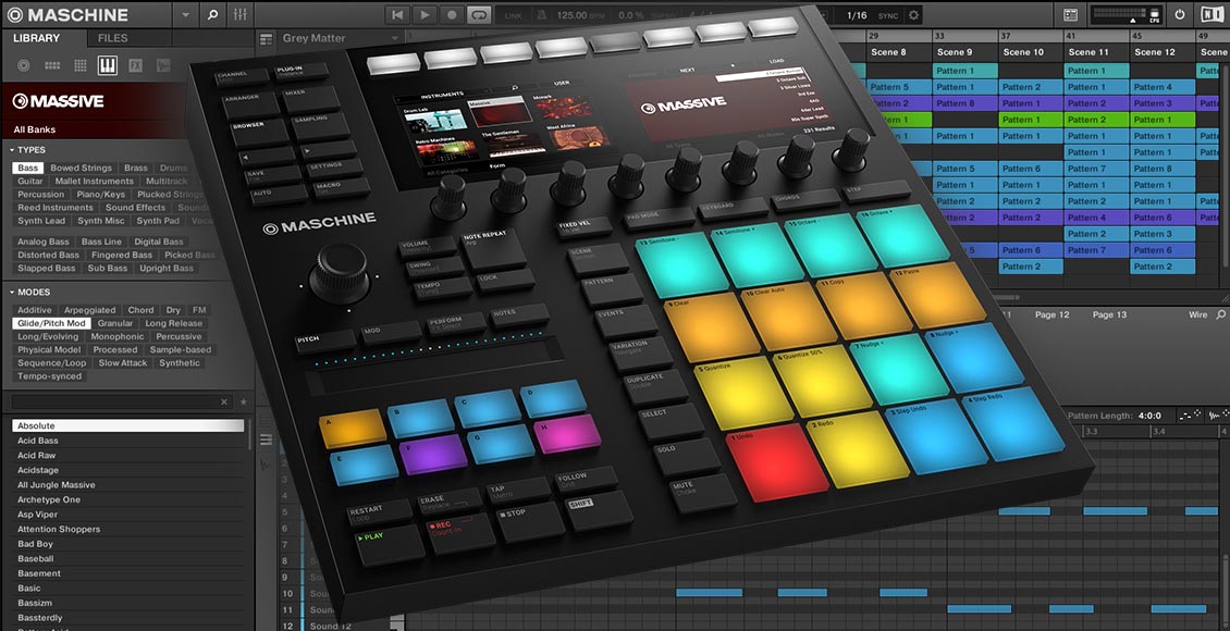 massive native instruments grey