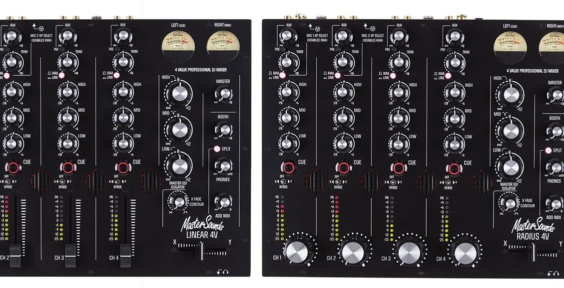 Mastersounds Radius4v and Linear 4V mixers