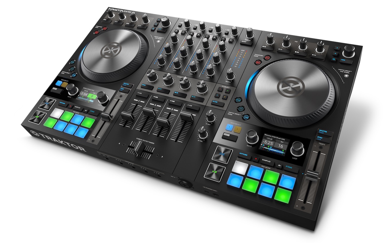 Traktor Kontrol S4 MK3: Motorized Jog Wheels With Haptic Feedback 