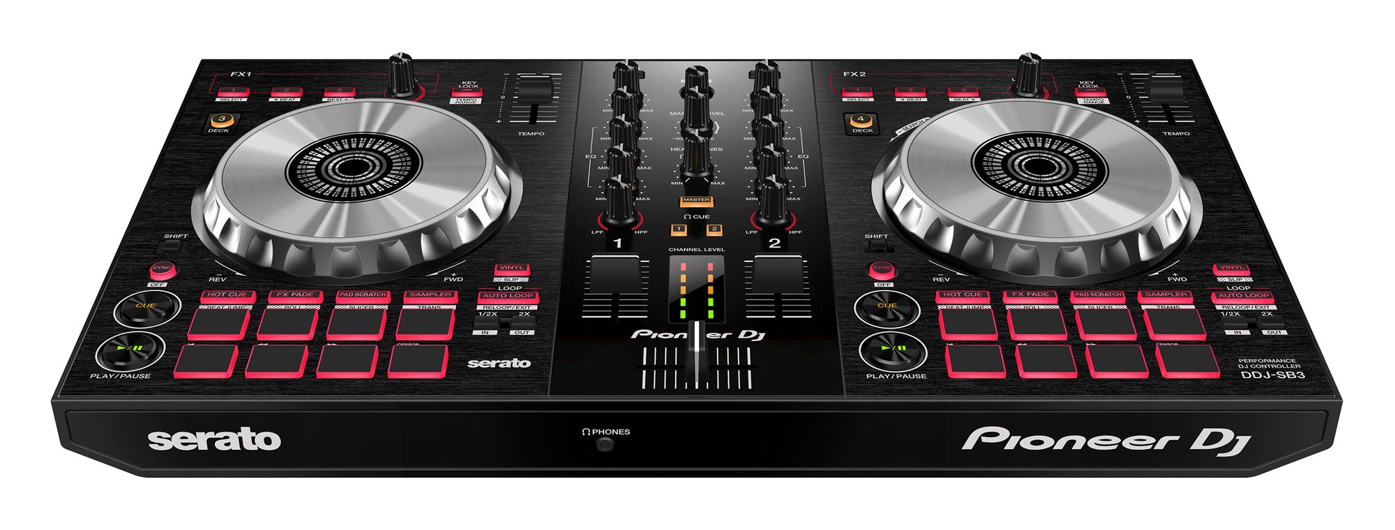 Pioneer DJ DDJ-400 2-Deck Rekordbox DJ Controller : Musical Instruments 