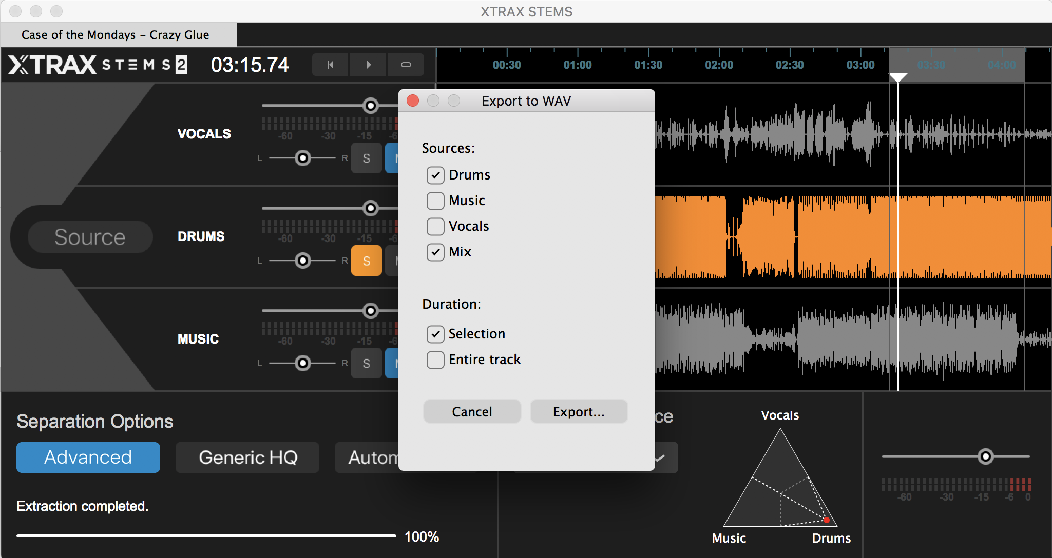 mac crack XTRAX STEMS 2