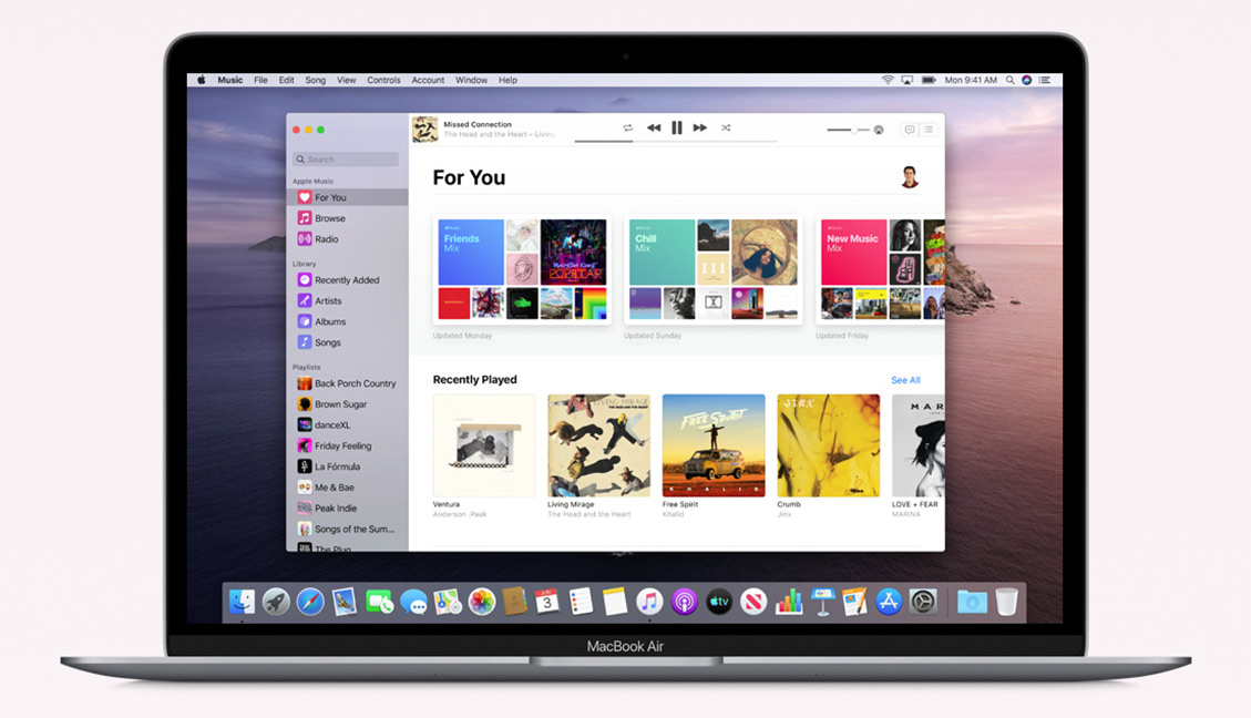 itunes for mac os