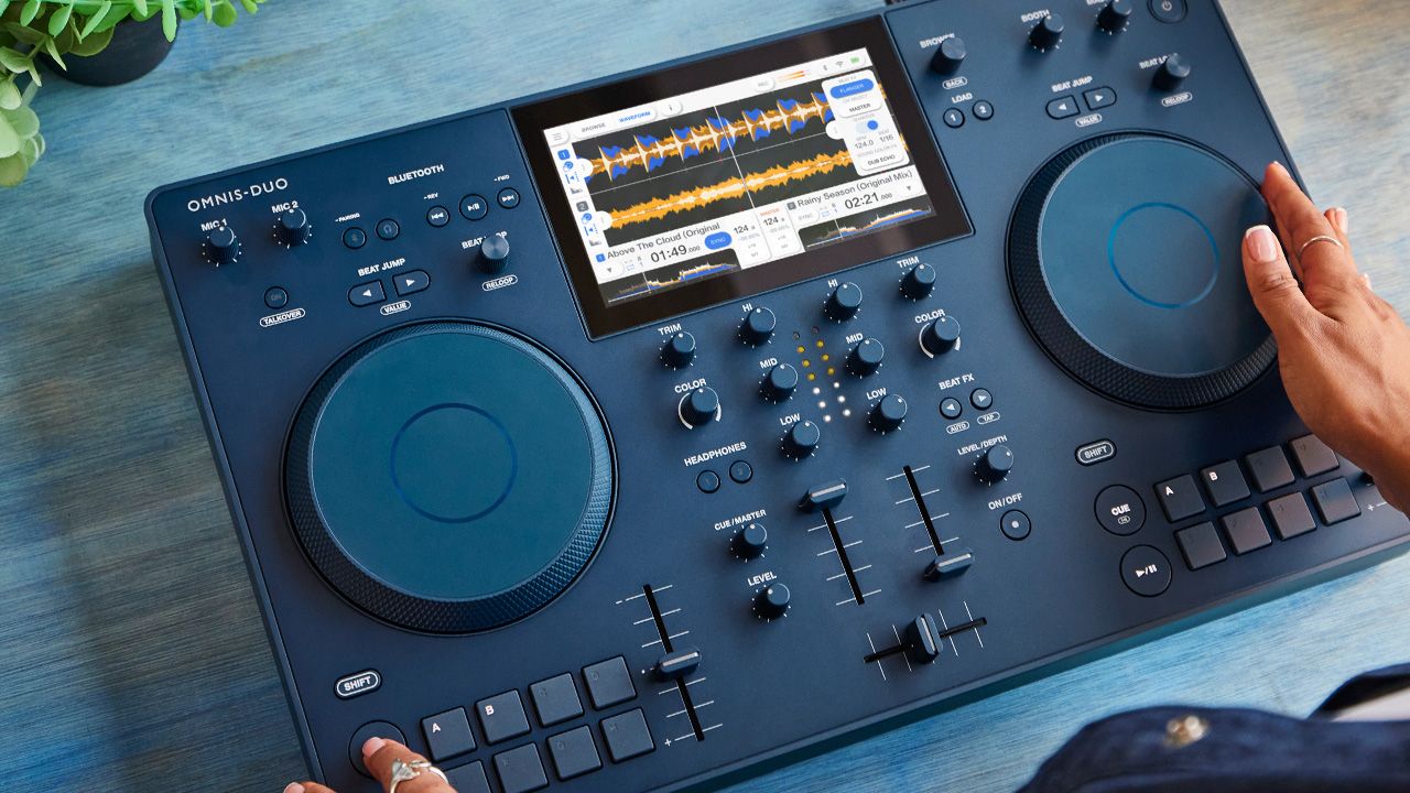 OMNIS-DUO is a portable battery-powered all-in-one DJ setup from AlphaTheta  - DJ TechTools